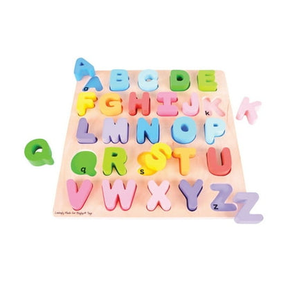 Bigjigs Toys - Chunky Alphabet Puzzle, Uppercase