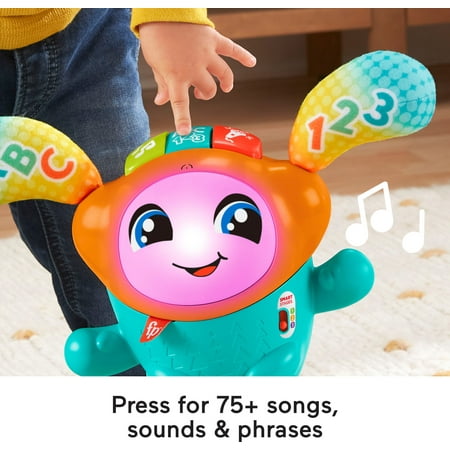 Fisher-Price DJ Bouncin’ Beats Electronic Baby & Toddler Learning Toy With Bouncing Action