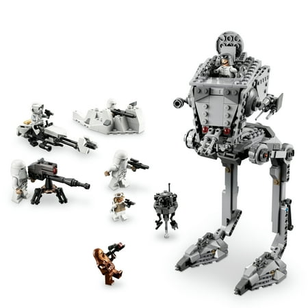 LEGO Star Wars Hoth Combo Pack 66775 Toy Value Pack, Christmas Gift for Kids, 2 in 1 Star Wars Toy with Snowtrooper Battle Pack and AT-ST, Includes Chewbacca Figure and 6 other Star Wars Characters