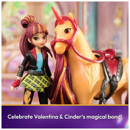 Unicorn Academy, Valentina & Cinder with 2 Riding Accessories, Toys for Girls Ages 4+