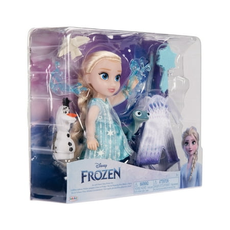 Disney's Frozen Ice and Snow 6 inch Elsa Petite Doll Set with Two Dress and Accessories