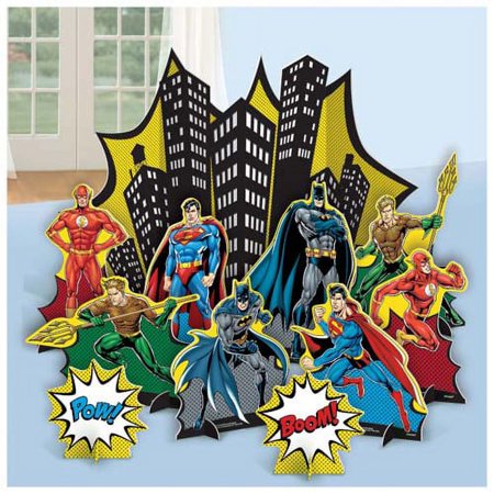 Justice League 'Heroes Unite' Table Decorating Kit (11pc)