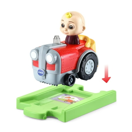 VTech CoComelon™ Go! Go! Smart Wheels® JJ's Tractor & Track JJ CoComelon Electronic Learning Systems with Accessories Included, Baby and Toddler Toys