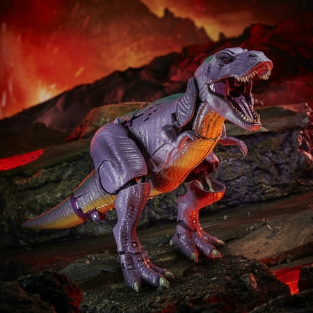 Transformers: Kingdom War for Cybertron T Rex Megatron Kids Toy Action Figure for Boys and Girls (8")