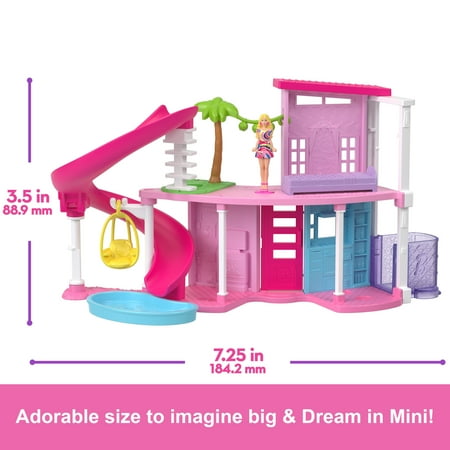 Barbie Mini BarbieLand Doll House Playsets with 1.5-inch Doll, (Styles May Vary), Multicolor