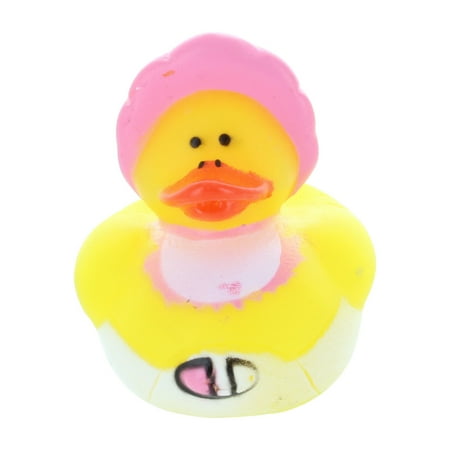 24 Mini Baby Girl Rubber Duck Duckys Pink Shower Favors