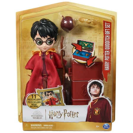 Wizarding World, 8-inch Harry Potter Quidditch Doll Gift Set, for Ages 6+