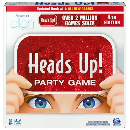 Spin Master Games, Heads Up! Party Game, 4th Edition, for Ages 8+