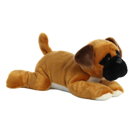 Aurora - Medium Brown Flopsie - 12" Chad Boxer - Adorable Stuffed Animal