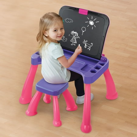 VTech® Touch & Learn Activity Desk™ Deluxe - Pink With Stool