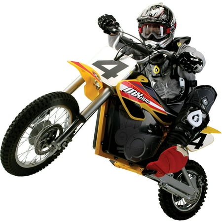 Razor MX650 Dirt Rocket 36V Electric Ride-on Dirt Bike Adult/Teen, Height 34" Product Weight 100 lb