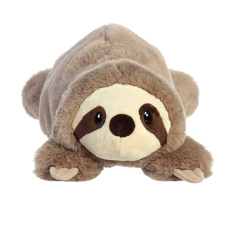 Aurora - Large Brown Snoozles - 18" Sloth - Laid-back Stuffed Animal