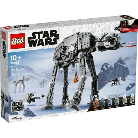 LEGO Star Wars AT-AT Walker 75288 Building Toy, 40th Anniversary Collectible Figure Set, Room Décor, Gift Idea for Kids, Boys & Girls with 6 Minifigures