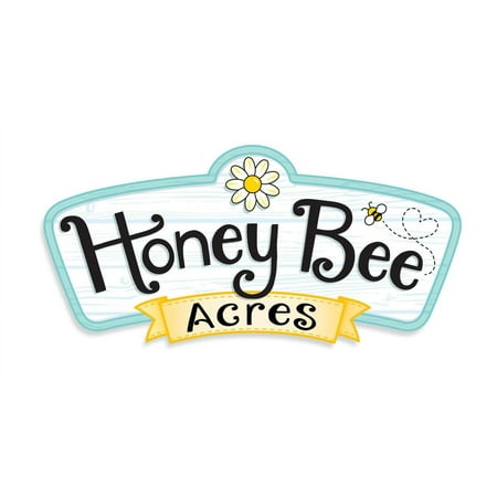 Honey Bee Acres 15 inch Tall Buzzby Farmhouse, 51 Piece Doll Playset, Ages 3+