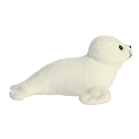 Aurora - Large White Destination Nation - 13" Harp Seal - Adventurous Stuffed Animal