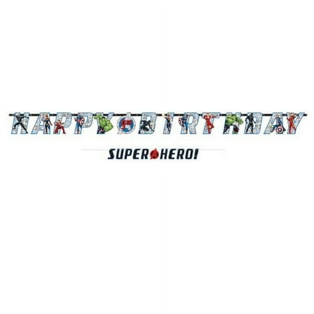 Avengers 'Powers Unite' Jumbo Letter Banner Kit (1ct)