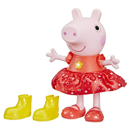 Peppa Pig Toys Peppa’s Muddy Puddles Party Doll, Musical Toys for Girls and Boys Ages 3+