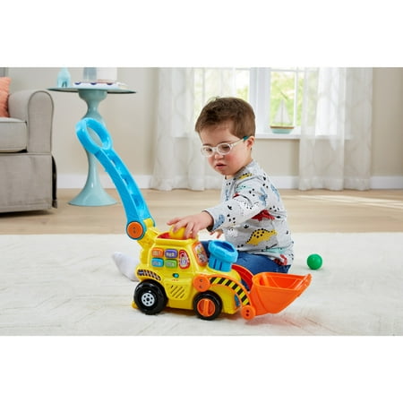 VTech Pop-a-Balls - Push and Pop Bulldozer Push & Pull Toys with Accessories Included, Baby and Toddler Toys