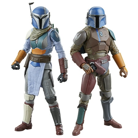 Star Wars The Black Series Mandalorian Shriek-Hawk Trainers Action Figure (6”) 2-Pack, Christmas Gifts for Kids