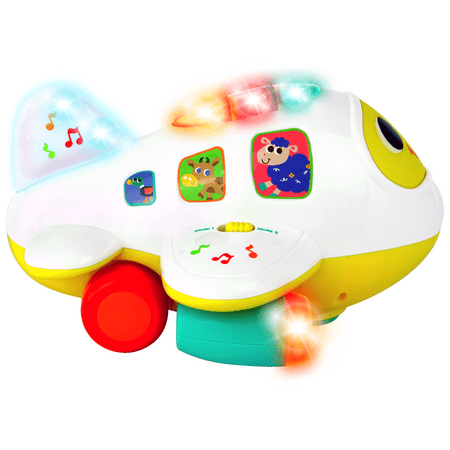 Electronic Airplane Toys Toddlers Baby Learning Toys for 1+ Year Old Boys, Play Vehicle