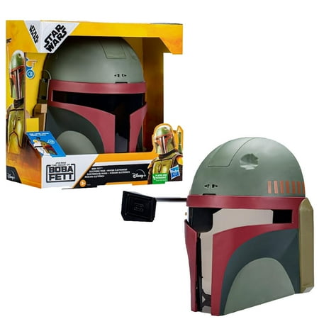 Star Wars: Boba Fett Kids Electronic Toy Costume Mask for Boys and Girls Ages 5 6 7 8 9 10 and Up