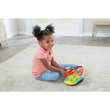 VTech Turn and Learn Driver, Role-Play Toy for Baby, Teaches Animals, Colors