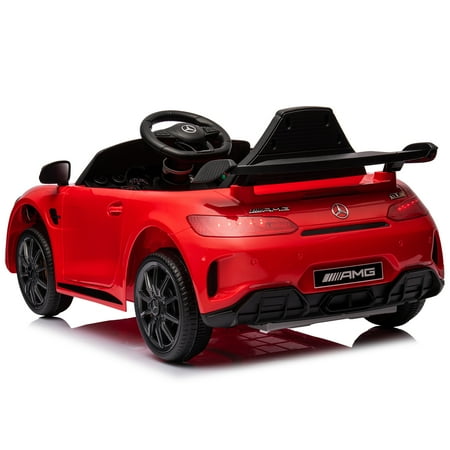 Seizeen 12V Kids Ride On Cars Battery Powered, Benz-GTR Ride on Toy w/ Remote Control, 3 Speeds, Music Player, Ride On Cars for Kids As Best Gift for Girls Boys, Red