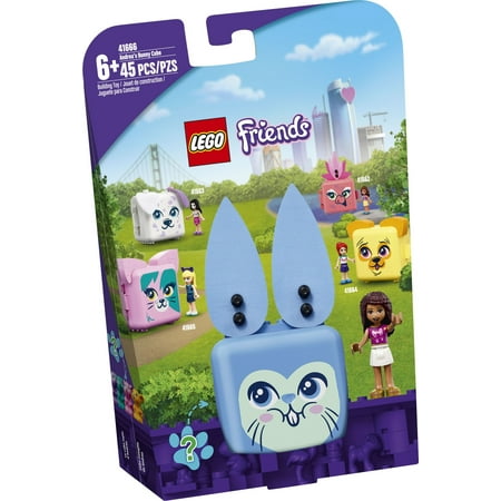 LEGO Friends Andrea’s Bunny Cube 41666 Building Toy for Kids Who Love Animals (45 Pieces)