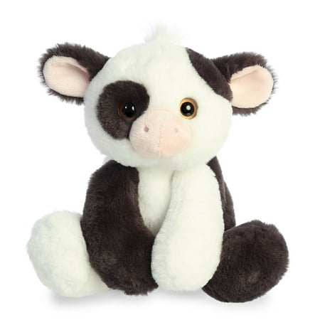 Aurora - Medium White Flopsie - 12" Bessie Cow - Adorable Stuffed Animal