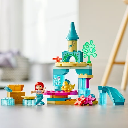 LEGO DUPLO Disney Ariel's Undersea Castle 10922 Toddler Building Toy with Flounder (35 Pieces)