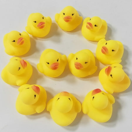 US 60-120Pc Mini Rubber Ducky Float Duck Baby Bath Toy Birthday Party Decoration