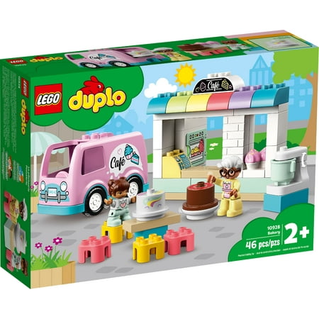 LEGO DUPLO Town Bakery 10928 Educational Building Toy for Kids Aged 2 and up (46 Pieces)