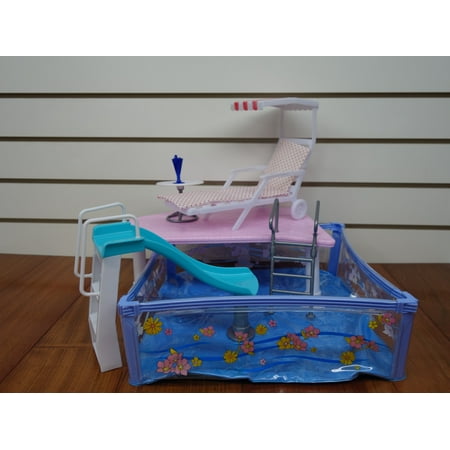 My Fancy Life Summer Resort , Swimming pool set for Dollhouse Furniture By TKT