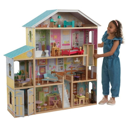 KidKraft Majestic Mansion Wooden Dollhouse with 34 Accessories