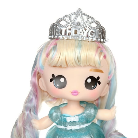 Yummiland Large Doll + Lipgloss Pet- Callie Birthday Cake, Ages 4+