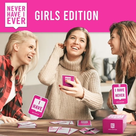 Never Have I Ever Girl's and Bachelorette Edition, Hilarious and Revealing Party Card Game for Adults