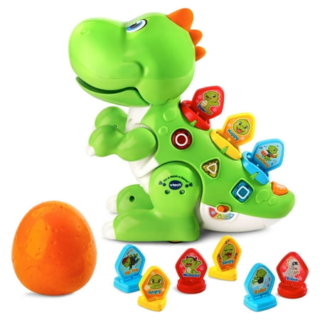 VTech Mix and Match-a-Saurus, Dinosaur Learning Toy for Kids, Green