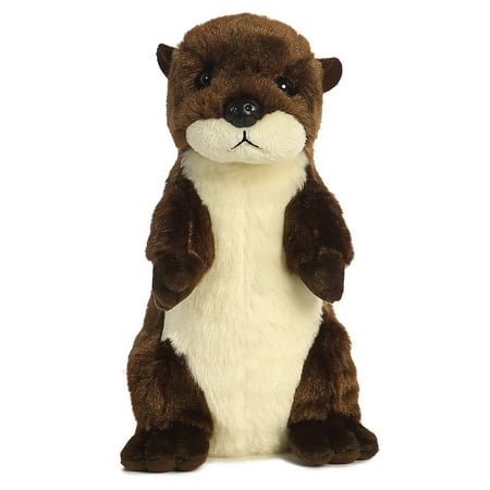 Aurora - Small Brown Mini Flopsie - 8" River Otter - Adorable Stuffed Animal