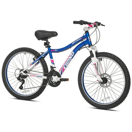 Genesis 24" Whirlwind Girl's Mountain Bike,Tween/Adult, Blue