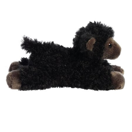 Aurora - Small Black Mini Flopsie - 8" Ebony Lamb - Adorable Stuffed Animal