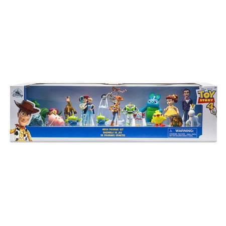 Disney Store Toy Story 4 Mega Figurine Set Cake Topper 19 Pieces New with Box