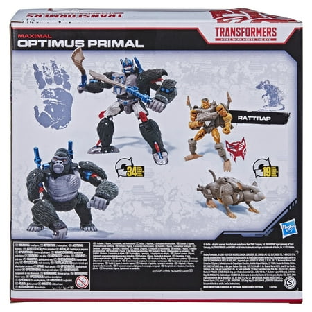 Transformers: War for Cybertron Maximal Optimus Primal Kids Toy Action Figures for Boys and Girls Ages 8 9 10 11 12 and Up (7”)