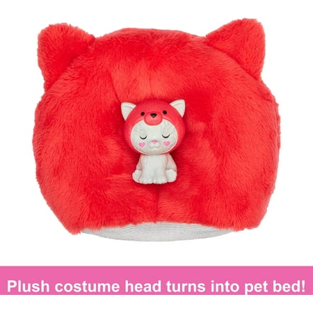 Barbie Cutie Reveal Costume-Themed Series Doll & Accessories with 10 Surprises, Kitten as Red Panda