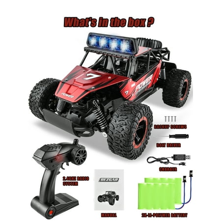 YCFUN Remote Control Cars, 1:14 RC Cars RC Monster Trucks for Kids Adults, Electronic Boy Toys Age 5-7 8-11 Birthday Gifts