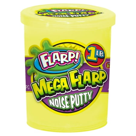 JA-RU Flarp Mega Flarp Noise Putty - 1 Pound Mega Value (Colors will Vary), Novelty Impulse Toys