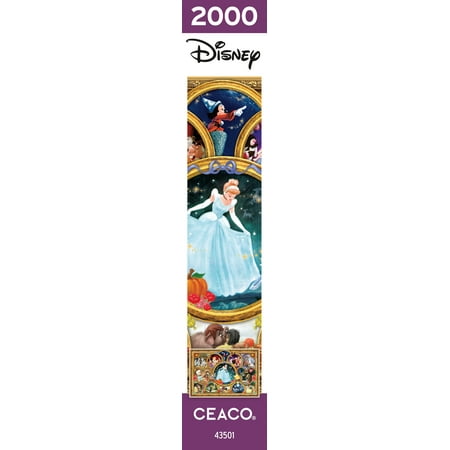 Ceaco 2000-Piece Disney Classics Interlocking Jigsaw Puzzle