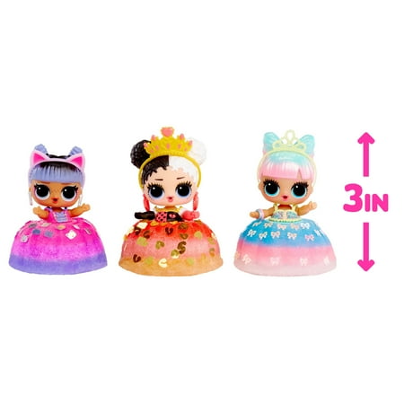 LOL Surprise Mix & Make Birthday Cake Collectible Tots Doll, DIY Cake Dress, Cake Making, Decorating, Ingredients, Glitter Sprinkles, Girls Gift Age 3+