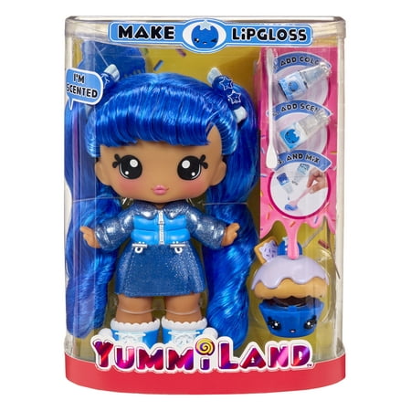 Yummiland Large Doll + Lipgloss Pet- Rory Blueberry, Ages 4+