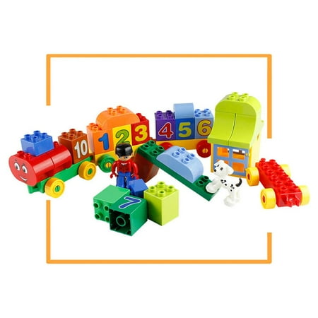 Train Building Blocks Mundo Toys 50 Pieces, Toddler Educational Learning Gift for Boys Girls +3