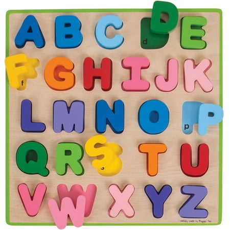 Bigjigs Toys - Chunky Alphabet Puzzle, Uppercase